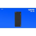 Изображение Внешний аккумулятор Power Bank Savio BA-05 Black 20000 mAh Фото Внешний аккумулятор Power Bank Savio BA-05 Black 20000 mAh