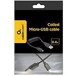 Изображение Кабель Cablexpert CC-mUSB2C-AMBM-0.6M USB to microUSB, 0,6м, спиральній #1 Фото Кабель Cablexpert CC-mUSB2C-AMBM-0.6M USB to microUSB, 0,6м, спиральній #1