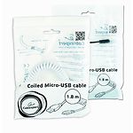Изображение Кабель Cablexpert CC-mUSB2C-AMBM-6 USB to microUSB, 1,8м, спиральній #1 Фото Кабель Cablexpert CC-mUSB2C-AMBM-6 USB to microUSB, 1,8м, спиральній #1