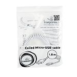 Изображение Кабель Cablexpert CC-mUSB2C-AMBM-6-W USB to microUSB, 1,8м, спиральній #1 Фото Кабель Cablexpert CC-mUSB2C-AMBM-6-W USB to microUSB, 1,8м, спиральній #1