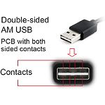 Изображение Кабель Cablexpert CC-mUSB2D-1M USB->microUSB, 1m, двухсторонний USB #2 Фото Кабель Cablexpert CC-mUSB2D-1M USB->microUSB, 1m, двухсторонний USB #2