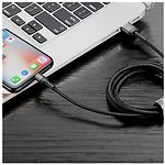 Изображение Кабель Baseus CALKLF-HG1 Cafule USB/Lightning 2м Gray+Black 1.5A #1 Фото Кабель Baseus CALKLF-HG1 Cafule USB/Lightning 2м Gray+Black 1.5A #1