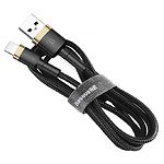 Фото Кабель Baseus CALKLF-RV1 Cafule USB/Lightning 3м Gold+Black 2A #1