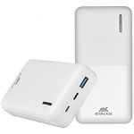 Изображение Внешний аккумулятор Power Bank RivaCase RIVAPOWER VA2571, 20000mAh, QC/PD, 18W, White #2 Фото Внешний аккумулятор Power Bank RivaCase RIVAPOWER VA2571, 20000mAh, QC/PD, 18W, White #2