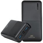 Изображение Внешний аккумулятор Power Bank RivaCase RIVAPOWER VA2572, 20000mAh, QC/PD, 20W, Black #2 Фото Внешний аккумулятор Power Bank RivaCase RIVAPOWER VA2572, 20000mAh, QC/PD, 20W, Black #2