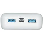 Изображение Внешний аккумулятор Power Bank RivaCase RIVAPOWER VA2572, 20000mAh, QC/PD, 20W, White #5 Фото Внешний аккумулятор Power Bank RivaCase RIVAPOWER VA2572, 20000mAh, QC/PD, 20W, White #5