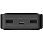 Фото Внешний аккумулятор Power Bank Baseus (PPDML-J01) Bipow 20000mAh, 15W, PD2.0+QC3.0, Black #3