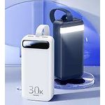 Изображение Внешний аккумулятор Power Bank REMAX Bole (RPP-522 Blue) 30000mAh, PD 22.5W, QC3.0 #1 Фото Внешний аккумулятор Power Bank REMAX Bole (RPP-522 Blue) 30000mAh, PD 22.5W, QC3.0 #1