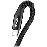Изображение Кабель Baseus CALSR-01 Fish eye Spring USB/Lightning, 1м Black 2A #3 Фото Кабель Baseus CALSR-01 Fish eye Spring USB/Lightning, 1м Black 2A #3