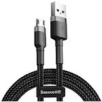 Фото Кабель Baseus CAMKLF-AG1 Cafule USB/Micro USB, 0.5м Gray+Black 2.4A #4