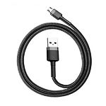 Изображение Кабель Baseus CAMKLF-BG1 Cafule USB/Micro USB, 1м Gray+Black 2.4A #3 Фото Кабель Baseus CAMKLF-BG1 Cafule USB/Micro USB, 1м Gray+Black 2.4A #3