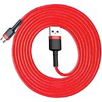 Изображение Кабель Baseus CAMKLF-C09 Cafule USB/Micro USB, 2м Red+Red 1.5A #5 Фото Кабель Baseus CAMKLF-C09 Cafule USB/Micro USB, 2м Red+Red 1.5A #5