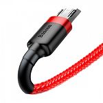 Изображение Кабель Baseus CAMKLF-C09 Cafule USB/Micro USB, 2м Red+Red 1.5A #3 Фото Кабель Baseus CAMKLF-C09 Cafule USB/Micro USB, 2м Red+Red 1.5A #3