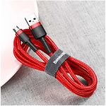 Изображение Кабель Baseus CAMKLF-C09 Cafule USB/Micro USB, 2м Red+Red 1.5A #2 Фото Кабель Baseus CAMKLF-C09 Cafule USB/Micro USB, 2м Red+Red 1.5A #2