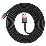 Фото Кабель Baseus CAMKLF-C91 Cafule USB/Micro USB, 2м Red+Black 1.5A #2