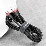 Фото Кабель Baseus CAMKLF-C91 Cafule USB/Micro USB, 2м Red+Black 1.5A #1