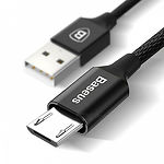 Фото Кабель Baseus CAMYW-B01 Yiven USB/Micro USB 1.5м Black #4