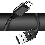 Фото Кабель Baseus CAMYW-B01 Yiven USB/Micro USB 1.5м Black #1