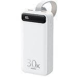 Изображение Внешний аккумулятор Power Bank REMAX Bole (RPP-522 White) 30000mAh, PD 22.5W, QC3.0 Фото Внешний аккумулятор Power Bank REMAX Bole (RPP-522 White) 30000mAh, PD 22.5W, QC3.0