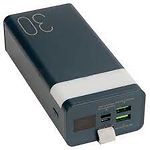 Изображение Внешний аккумулятор Power Bank REMAX Chinen (RPP-320 Blue) 30000mAh, PD 22.5W, QC3.0, LED Light #2 Фото Внешний аккумулятор Power Bank REMAX Chinen (RPP-320 Blue) 30000mAh, PD 22.5W, QC3.0, LED Light #2