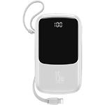 Фото Внешний аккумулятор Power Bank Baseus (PPQD-B02) Qpow Quick Charge 10000mAh 15W White w IP Cable #5