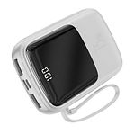 Фото Внешний аккумулятор Power Bank Baseus (PPQD-B02) Qpow Quick Charge 10000mAh 15W White w IP Cable #2