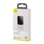 Фото Внешний аккумулятор Power Bank Baseus (PPQD-B02) Qpow Quick Charge 10000mAh 15W White w IP Cable #1