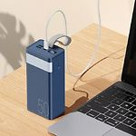 Изображение Внешний аккумулятор Power Bank REMAX Chinen (RPP-321 Blue) 50000mAh, PD 22.5W, QC3.0, LED Light #2 Фото Внешний аккумулятор Power Bank REMAX Chinen (RPP-321 Blue) 50000mAh, PD 22.5W, QC3.0, LED Light #2