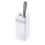 Изображение Внешний аккумулятор Power Bank REMAX Chinen (RPP-321 White) 50000mAh, PD 22.5W, QC3.0, LED Light Фото Внешний аккумулятор Power Bank REMAX Chinen (RPP-321 White) 50000mAh, PD 22.5W, QC3.0, LED Light