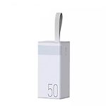 Изображение Внешний аккумулятор Power Bank REMAX Chinen (RPP-321 White) 50000mAh, PD 22.5W, QC3.0, LED Light #4 Фото Внешний аккумулятор Power Bank REMAX Chinen (RPP-321 White) 50000mAh, PD 22.5W, QC3.0, LED Light #4