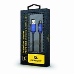 Изображение Кабель Cablexpert CC-USB2J-AMmBM-1M-BL USB to micro USB 1m #1 Фото Кабель Cablexpert CC-USB2J-AMmBM-1M-BL USB to micro USB 1m #1