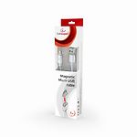Изображение Кабель Cablexpert CC-USB2-AMmUMM-1M USB to MicroUSB 1,0м, white, магнитный #1 Фото Кабель Cablexpert CC-USB2-AMmUMM-1M USB to MicroUSB 1,0м, white, магнитный #1