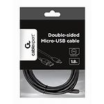 Изображение Кабель Cablexpert CC-USB2-AMmDM-6 USB to microUSB 1.8м симметричный #1 Фото Кабель Cablexpert CC-USB2-AMmDM-6 USB to microUSB 1.8м симметричный #1