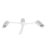 Изображение Кабель Cablexpert CC-USB2-AMLM32-1M-W USB to Lightning/Micro/Type-C #2 Фото Кабель Cablexpert CC-USB2-AMLM32-1M-W USB to Lightning/Micro/Type-C #2
