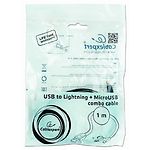 Фото Кабель Cablexpert CC-USB2-AMLM2-1M USB 2.0 to Lightning/MicroUSB, 1м #1