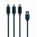 Изображение Кабель Cablexpert CC-USB2-AM31-1M USB to Lightning/Micro/Type-C 1м #4 Фото Кабель Cablexpert CC-USB2-AM31-1M USB to Lightning/Micro/Type-C 1м #4
