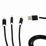 Изображение Кабель Cablexpert CC-USB2-AM31-1M USB to Lightning/Micro/Type-C 1м #3 Фото Кабель Cablexpert CC-USB2-AM31-1M USB to Lightning/Micro/Type-C 1м #3