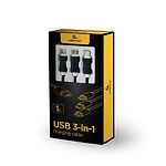 Изображение Кабель Cablexpert CC-USB2-AM31-1M USB to Lightning/Micro/Type-C 1м #1 Фото Кабель Cablexpert CC-USB2-AM31-1M USB to Lightning/Micro/Type-C 1м #1