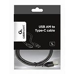 Изображение Кабель Cablexpert CCP-USB2-AMBM-1M, 1m black, gold plated #1 Фото Кабель Cablexpert CCP-USB2-AMBM-1M, 1m black, gold plated #1