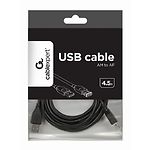Фото Кабель Cablexpert CCP-USB2-AMAF-15C, 4,5m удлинитель, двойной экран, black #1