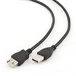 Фото Кабель Cablexpert CCP-USB2-AMAF-10, 3m, удлинитель, двойной экран, black #2