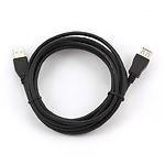 Фото Кабель Cablexpert CCP-USB2-AMAF-10, 3m, удлинитель, двойной экран, black #1