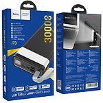 Изображение Внешний аккумулятор Power Bank Hoco J73 Powerful Desk Lamp 30000mAh Black (91708 / 6931474739414) #3 Фото Внешний аккумулятор Power Bank Hoco J73 Powerful Desk Lamp 30000mAh Black (91708 / 6931474739414) #3