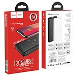 Изображение Внешний аккумулятор Power Bank Hoco J50 Surf 10000mAh Black (6931474717924) с Wireless charging #2 Фото Внешний аккумулятор Power Bank Hoco J50 Surf 10000mAh Black (6931474717924) с Wireless charging #2