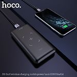 Изображение Внешний аккумулятор Power Bank Hoco J50 Surf 10000mAh Black (6931474717924) с Wireless charging #1 Фото Внешний аккумулятор Power Bank Hoco J50 Surf 10000mAh Black (6931474717924) с Wireless charging #1