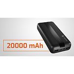 Изображение Внешний аккумулятор Power Bank Natec TREVI (NPB-1922) Black 20000 mAh #1 Фото Внешний аккумулятор Power Bank Natec TREVI (NPB-1922) Black 20000 mAh #1