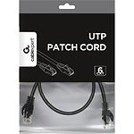 Фото Кабель patch cord  0.25м UTP Black Cablexpert PP6U-0.25M/BK #1