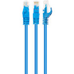 Фото Кабель patch cord  0.25м UTP Blue Cablexpert PP6U-0.25M/B #2