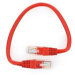 Фото Кабель patch cord  0.25м UTP Red Cablexpert PP12-0.25M/R #3