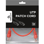 Фото Кабель patch cord  0.25м UTP Red Cablexpert PP12-0.25M/R #1